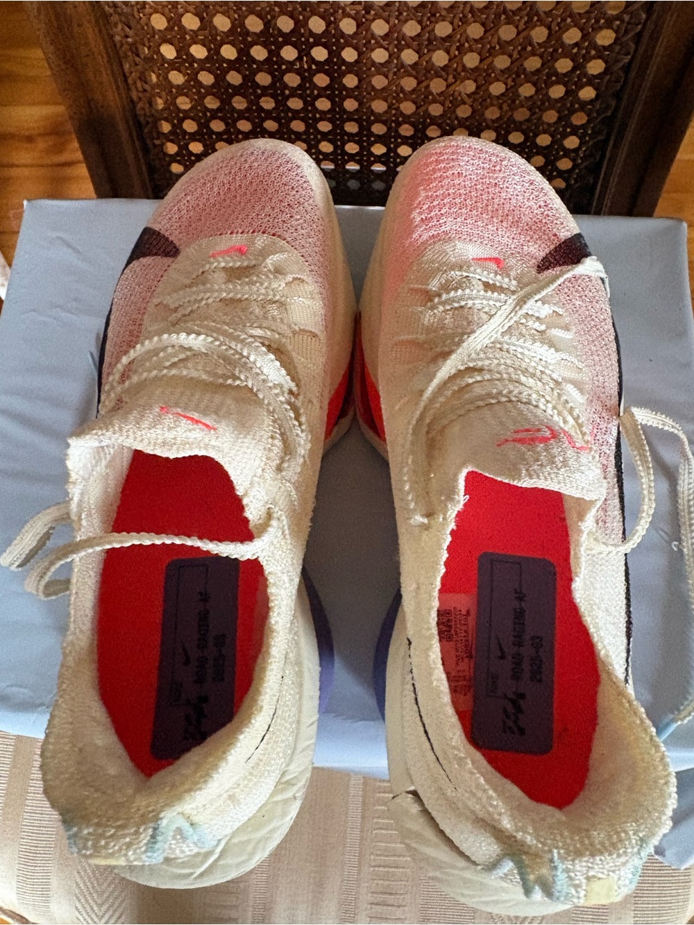 Nike Air Zoom Alphafly Women’s Pink and Cream Running Shoes 7.5